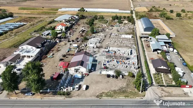 Depozit materiale de constructii/Teren 16400 mp/Tecuci - Cuza Voda (Galati)
