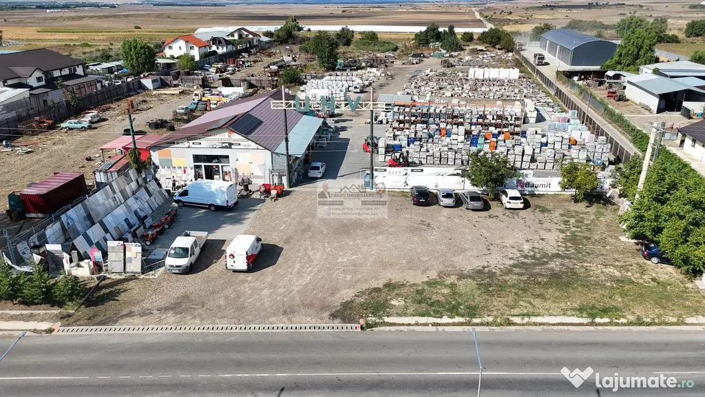 Depozit materiale de constructii/Teren 16400 mp/Tecuci - Cuza Voda (Galati)
