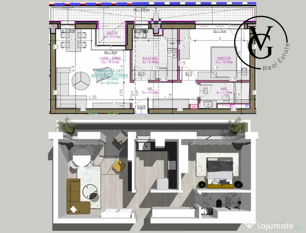 Apartament 2 camere in complexul rezidential - Blue Bike EDE - Constanta (Constanta)