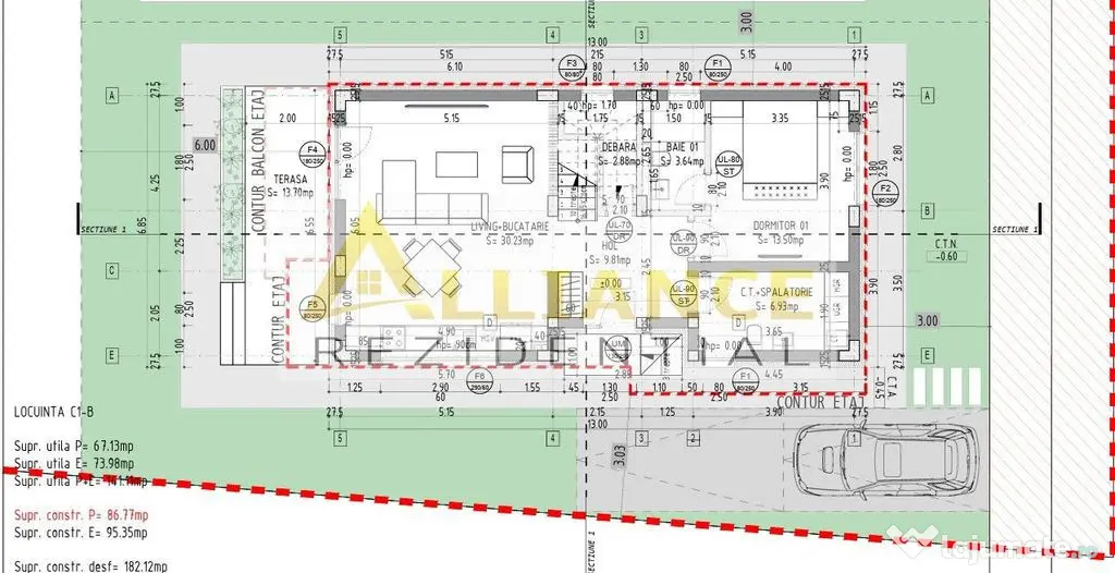 Vila Individuala | P+1 | 5 camere - 4 bai - Popesti Leordeni (Bucuresti-Ilfov)