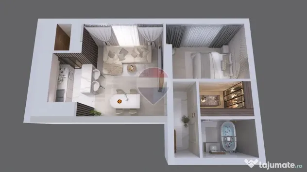 Apartament de vanzare 2 camere | Bragadiru Cartierul Latin Ghencea - Bragadiru (Bucuresti-Ilfov)