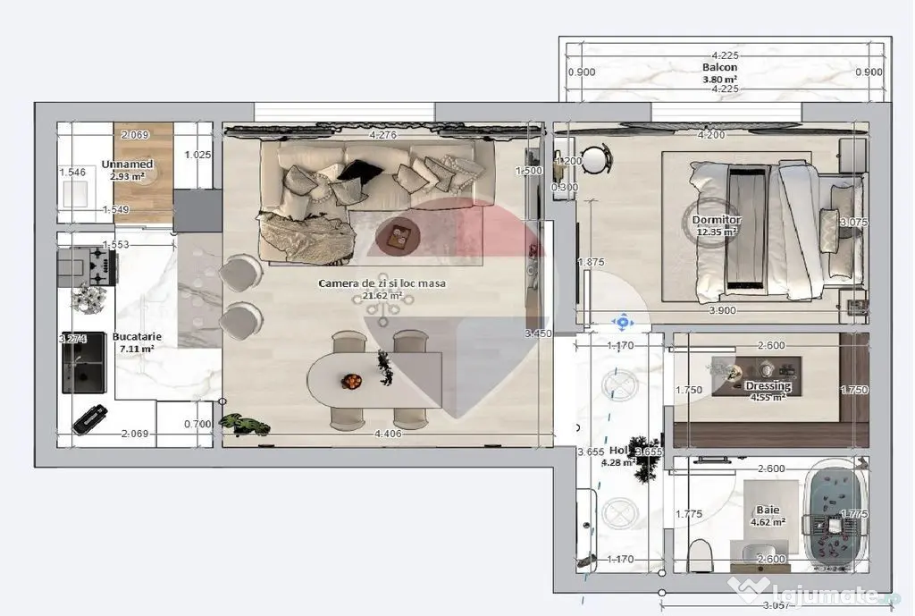Apartament de vanzare 2 camere | Bragadiru Cartierul Latin Ghencea - Bragadiru (Bucuresti-Ilfov)