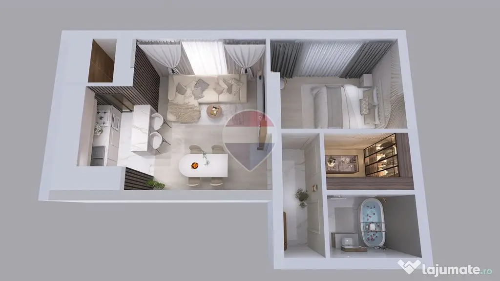Apartament de vanzare 2 camere | Bragadiru Cartierul Latin Ghencea - Bragadiru (Bucuresti-Ilfov)