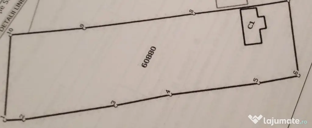 Vând teren INTRAVILAN Orbeni, jud. Bacau 1571mp - Orbeni (Bacau)
