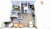 Duplex de vanzare cu 4 camere, Parter + 1 Etaj - Giarmata