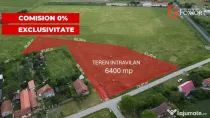 COMISION 0% Teren intravilan 6400 mp la drum asfaltat - Padu