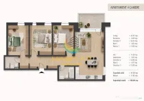 Apartament 4 camere - 7 min de metrou Nicolae Teclu