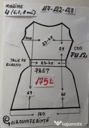 Rochita Furnica pentru copii 6-7-8 ani 175 lei 