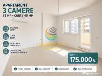 Vânzare Apartament 3 camere cu curte proprie - Popești Leordeni | Biruinței 