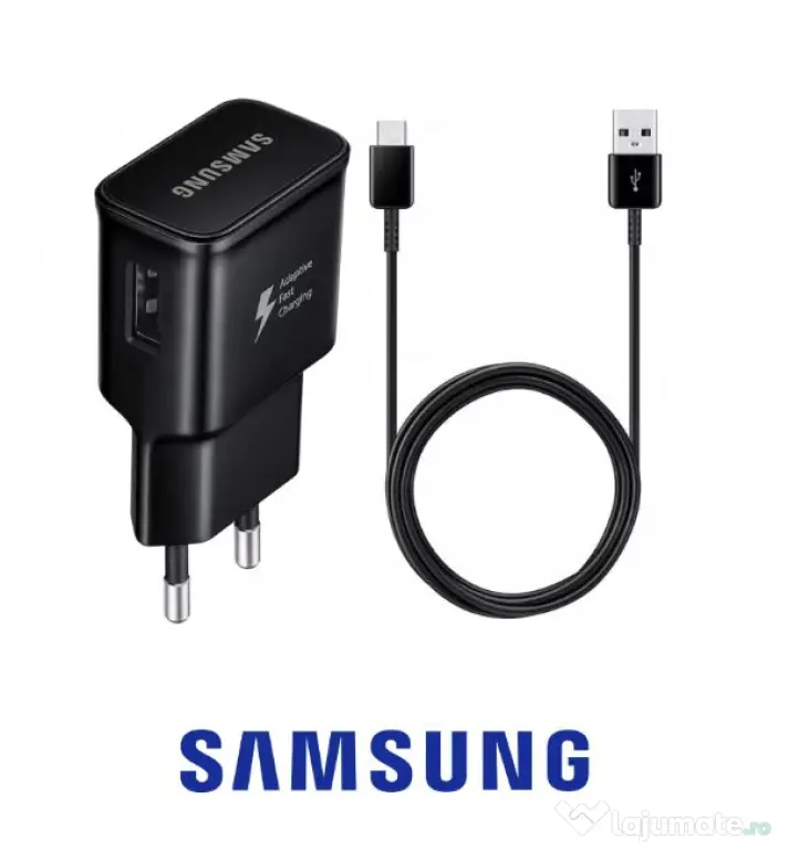 Adaptor USB Type-C, Original Samsung + cablu Type C 1.2m