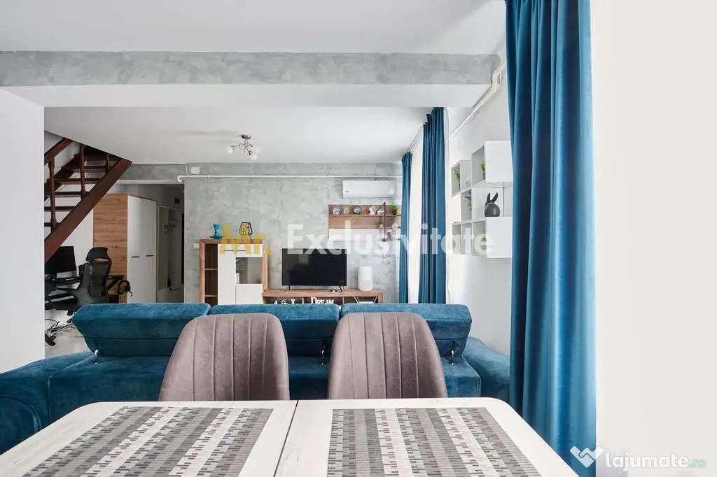 Apartament modern cu 2 camere și mansardă - Eremia Grigorescu - Pitesti (Arges)