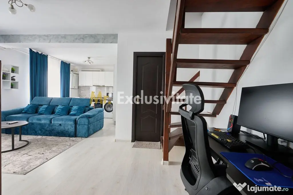 Apartament modern cu 2 camere și mansardă - Eremia Grigorescu - Pitesti (Arges)