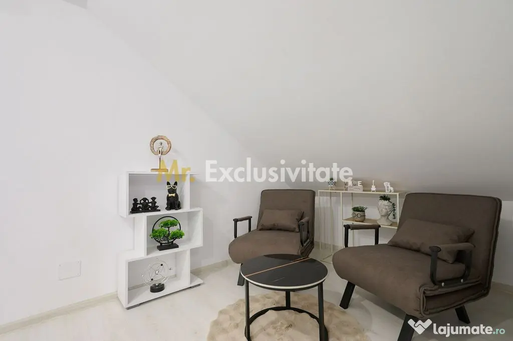 Apartament modern cu 2 camere și mansardă - Eremia Grigorescu - Pitesti (Arges)