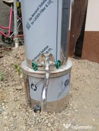 Boiler pe lemne cu cazan 
