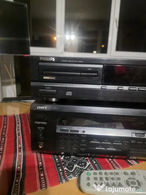 Sistem audio HiFi clasic Sony + Philips