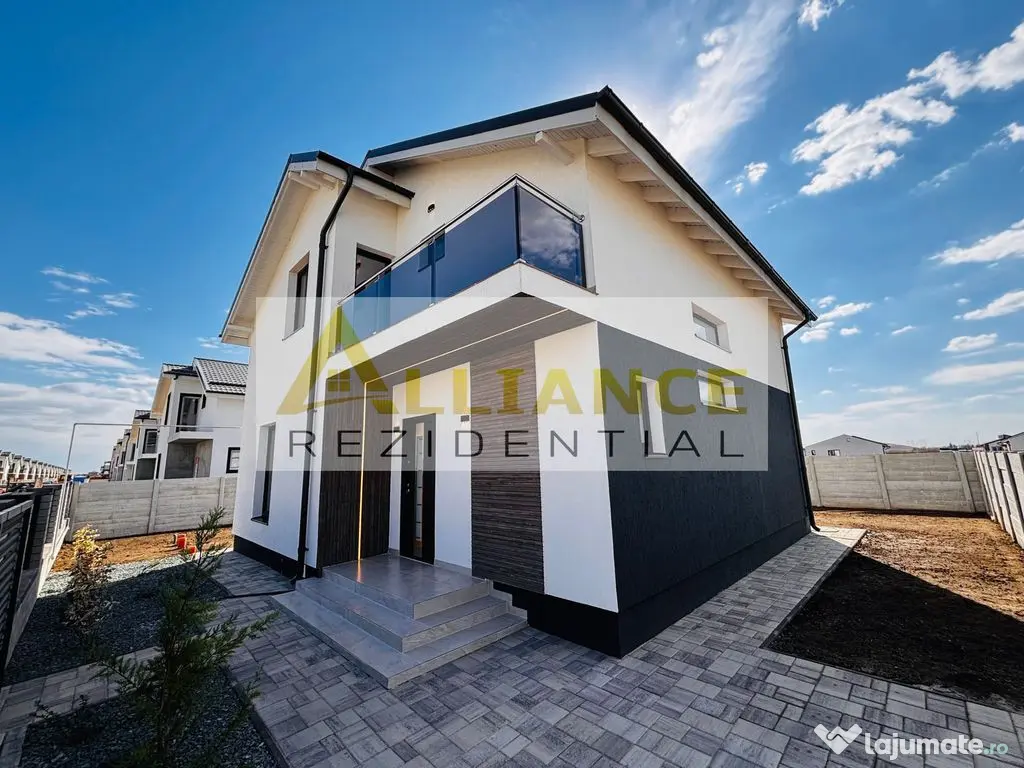Casă modernă cu mansardă – 4 camere | Cartierul Nou, Strada Miorița, C - Berceni (Bucuresti-Ilfov)