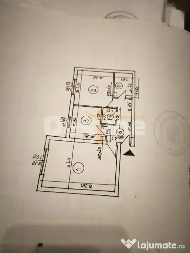 Apartament 2 camere decomandat, mobilat si utilat - Tomesti (Iasi)