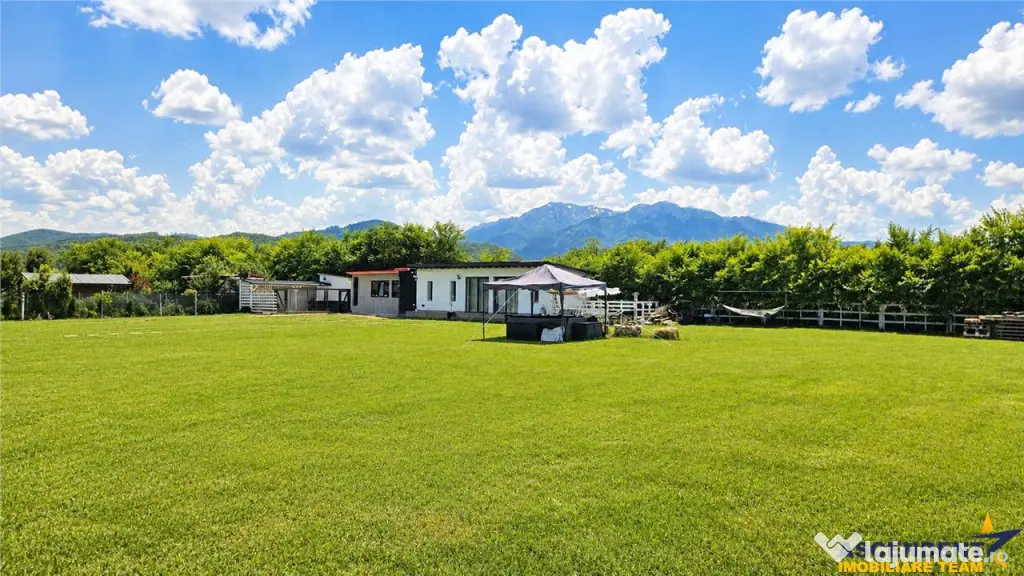 Teren 1.640 mp cu cabana moderna, foisor, gratar, atmosfera - Brasov (Brasov)