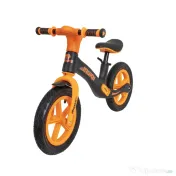 Bicicleta fara pedale pentru copii IRUIQI, roti de cauciuc si scaun reglabil, +3ani, negru si orange Z-TOOLS / ZTS8480 