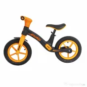 Bicicleta fara pedale pentru copii IRUIQI, roti de cauciuc si scaun reglabil, +3ani, negru si orange Z-TOOLS / ZTS8480 