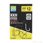 Carlige Preston KKH Eyed Barbed, Nr14, 10buc/plic