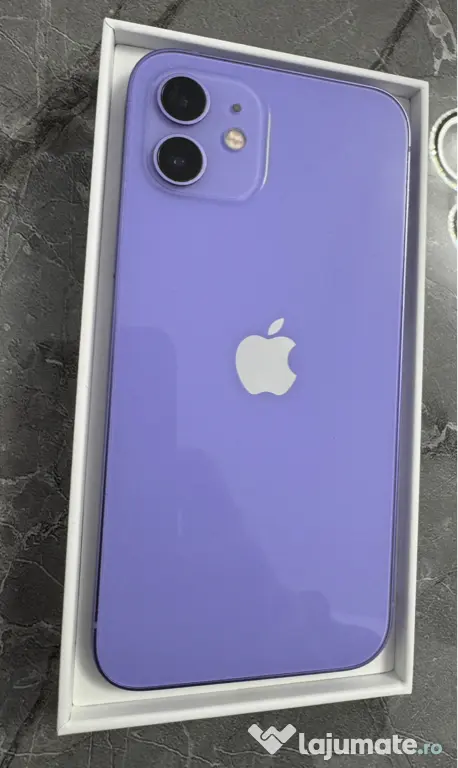 Iphone 12 64GB Purple impecabil
