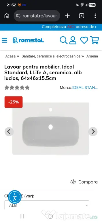 Mobilier baie nou