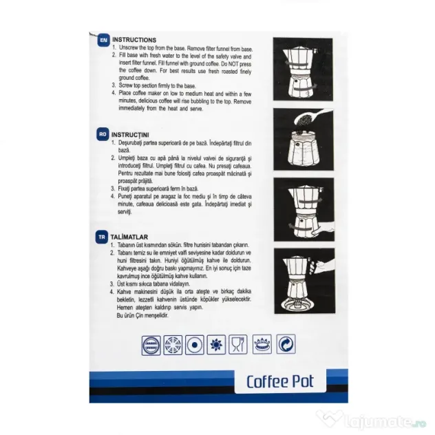 Cafetiera espresso, capacitate 6 cesti, 300 ml / ZLN 2492