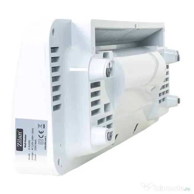Aeroterma de perete, putere 2000W, 2 trepte de viteza, timer 12H, cu telecomanda / ZLN 2090