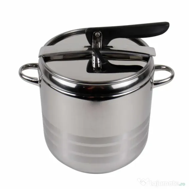 Oala sub presiune, inox cu capac, 12L / ZLN 5617