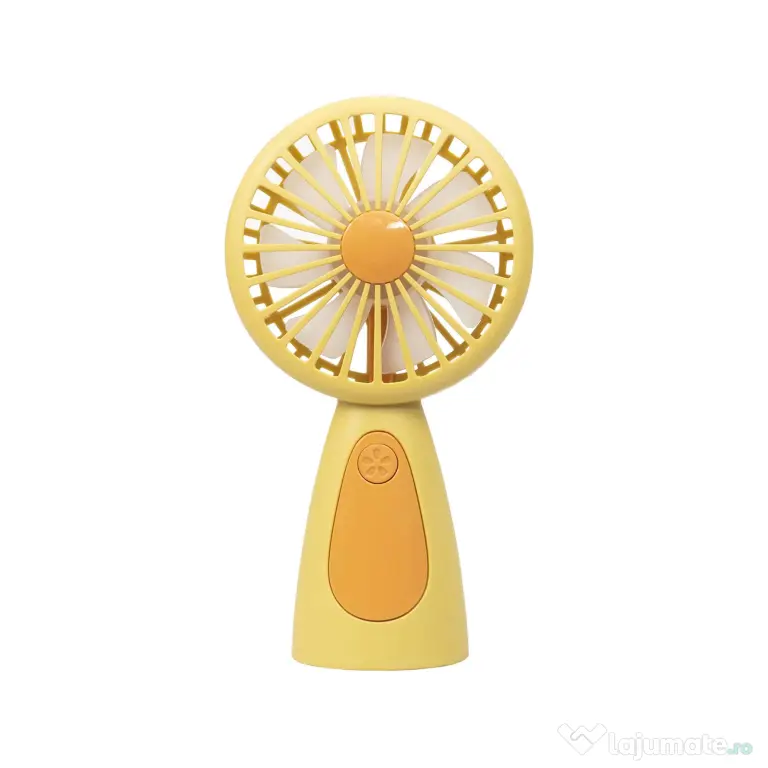 Ventilator de mana, alimentare USB, 3.7w, galben / ZTS 8240