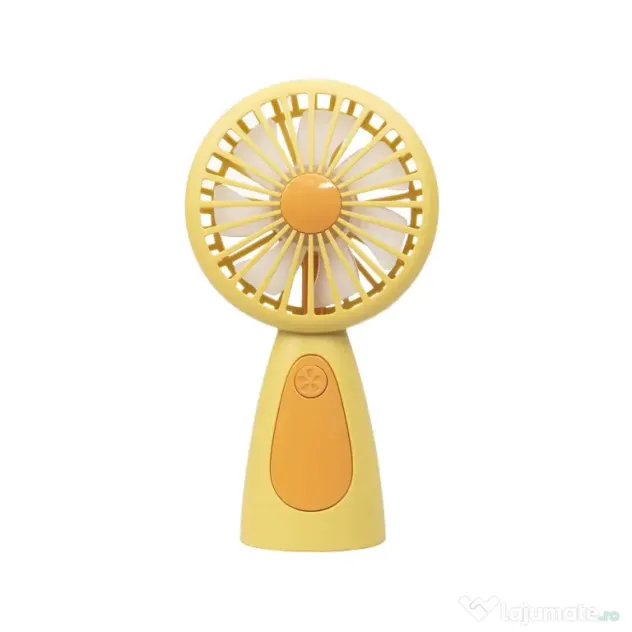 Ventilator de mana, alimentare USB, 3.7w, galben / ZTS 8240