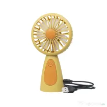 Ventilator de mana, alimentare USB, 3.7w, galben / ZTS 8240