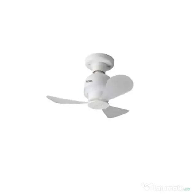 Ventilator de tavan cu iluminare LED, diametru 15.2 cm, 3 palete, putere 11W FLORIA / ZLN4581