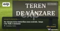 De vânzare teren intravilan zona centrala , langa City Mall 