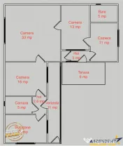 Casa cu farmec si potential, 4 camere, terasa, gradina priva 