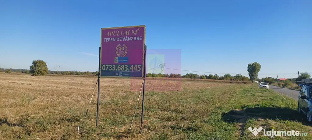 Teren intravilan 4500 mp, stradal intre Sabareni si Joita - Sabareni (Giurgiu)