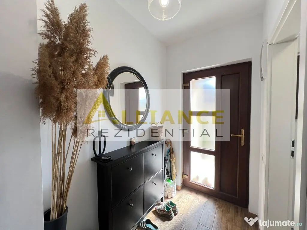 Duplex mobilat si utilat - 4 camere - Strada asfaltata-800 M de STV - Berceni (Bucuresti-Ilfov)