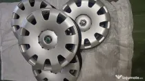 Vand set 4 jante otel NOI originale R15 5x100 + capace originale Skoda