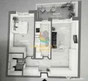 Pallady 2 camere 63 mp vis-a-vis Parc Teilor GATA DE MUTARE