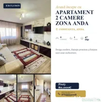 Apartament 2 camere decomandat, 2 balcoane, centrală pe gaz