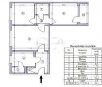 3 camere, et 1/4, 64mp, GARAJ, CENTRALA- Drumul Taberei