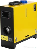 Aerotermă diesel staționară KraftDele 9 kW KD5966 cu panou LCD, telecomandă și evacuare direcționată pentru garaj și atelier