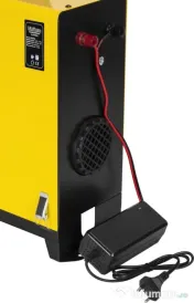Aerotermă diesel staționară KraftDele 9 kW KD5966 cu panou LCD, telecomandă și evacuare direcționată pentru garaj și atelier