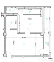 Apartament 2 camere open space Preajba - 0% comision la cump 