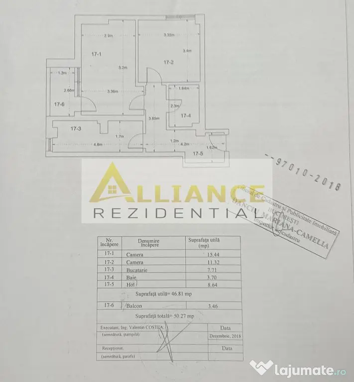 EXCLUSIVITATE | 2 CAMERE | BLOC 2018 | PARCARE | METROU 1 DECEMBRIE - Bucuresti (Bucuresti-Ilfov)