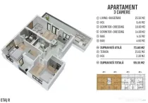 Comision 0% 3 camere Terasa | Prelungirea Ghencea | Latin