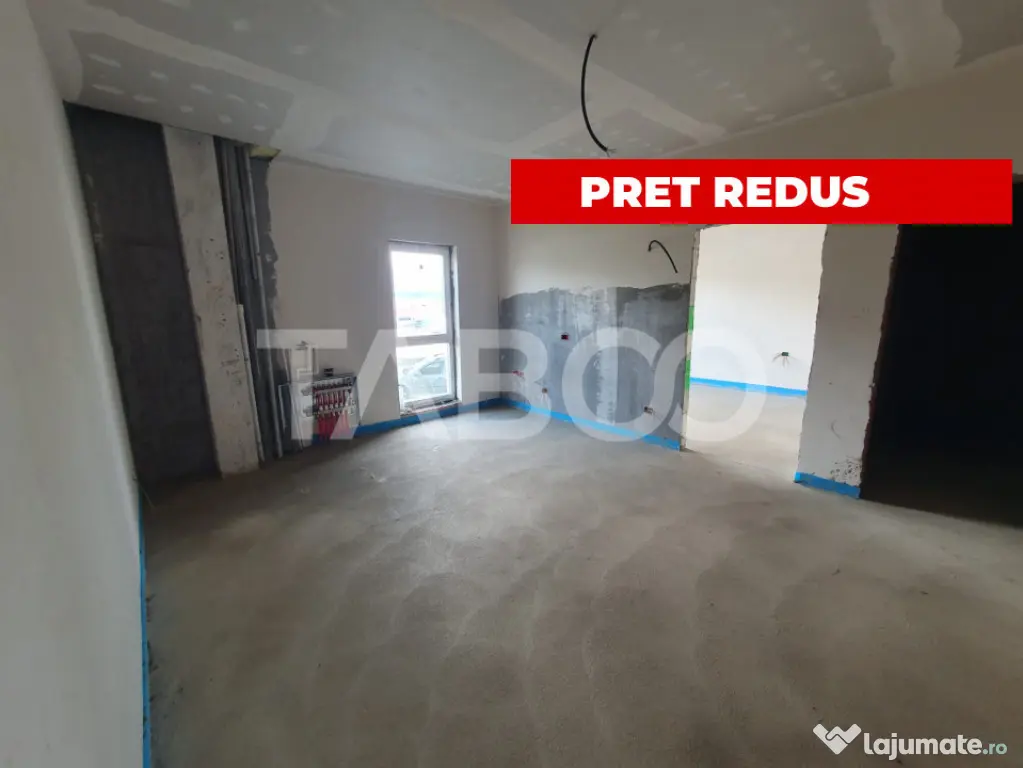 Apartament 2 camere decomandat 47 mp utili + terasa 27 mp no - Fagaras (Brasov)