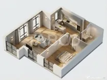 Apartament cu 2 camere de vanzare la etaj intermediar Doamna