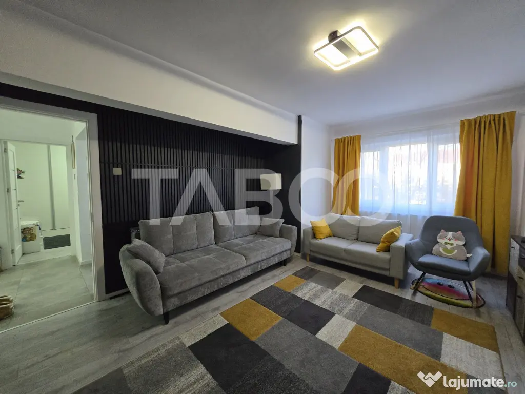 Apartament 2 camere de vanzare 51mp decomandat Vasile Aaron - Sibiu (Sibiu)
